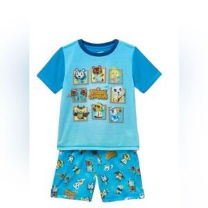 NEW XL (14/16) Boys' Animal Crossing 2pc - Blue